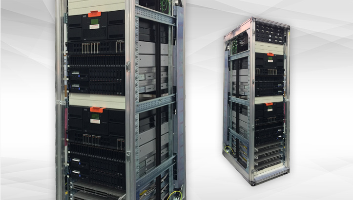 Intermed Rack N Roll Modular Rack אינטגרציה של ארונות IT - כוחה של מצויינות